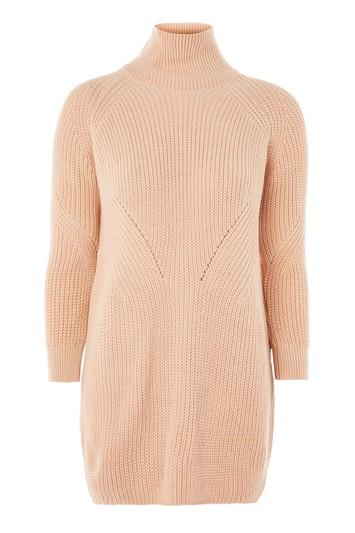 Topshop Funnel Neck Knitted Sweater