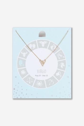 Topshop Virgo Horoscope Ditsy Necklace