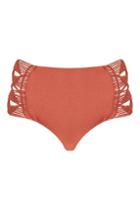 Topshop *maia Crochet Side Bikini Bottoms By Flook
