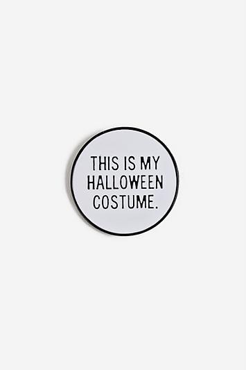 Topshop *'this Is My Halloween Costume' Brooch
