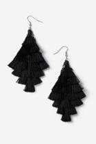 Topshop *multi Tassel Chandelier Earrings