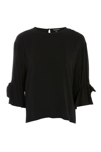 Topshop Tie Sleeve T-shirt