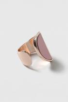 Topshop Rubberised Cut-out Ring