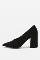 Topshop Greatal V-cut Block Heels