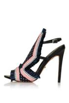 Topshop Rococo Embroidered Sandals