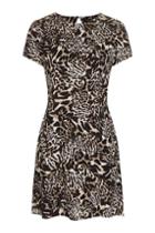 Topshop Khaki Leopard Print Dress By Topshop Finds