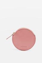Topshop Pat Round Leather Purse