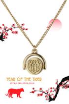 Topshop Year Of The Tiger Ditsy Necklace