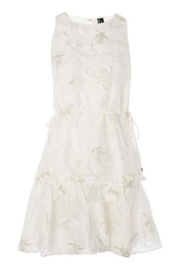 Topshop Organza Drawcord Shift Dress