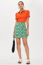 Topshop Tall Meadow Ruffle Mini Skirt