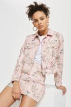 Topshop Floral Print Jacket