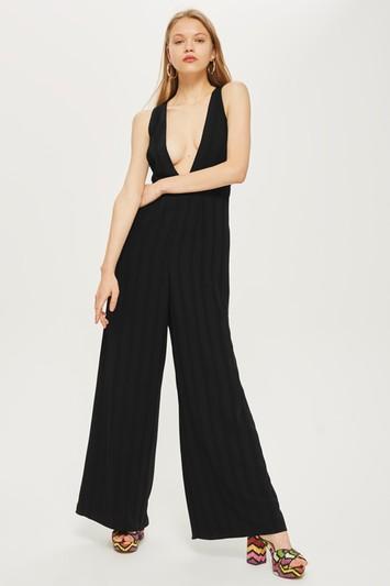 Topshop Low Plunge Jumpsuit