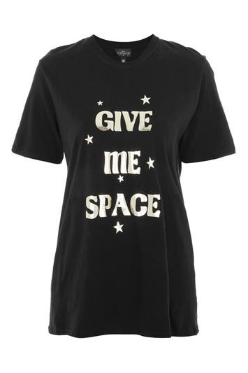 Topshop Petite Foil Space T-shirt
