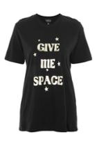 Topshop Petite Foil Space T-shirt