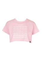 Topshop *no No No Loose Fit Cropped Tee By Illustrated People