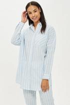 Topshop Wide Striped Sleep Shirt
