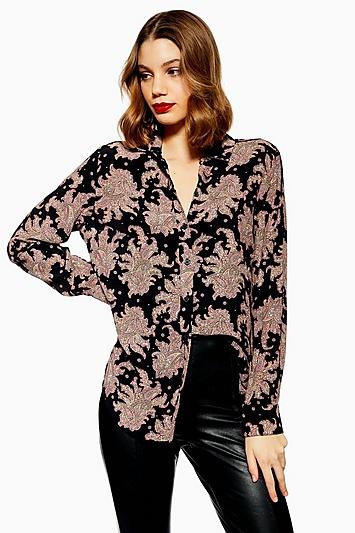 Topshop Paisley Printed Shirt