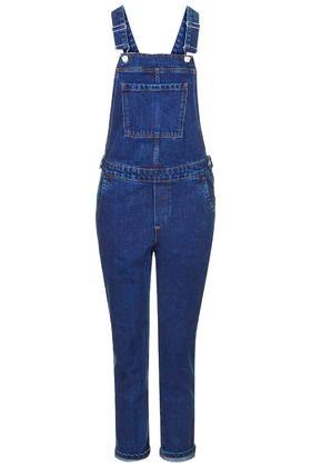 Topshop Tall Indigo Overalls