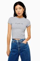 Topshop Tall Grey You Got This T-shirt