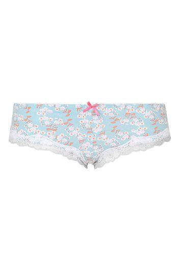 Topshop Oriental Floral Knickers