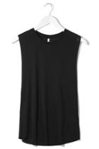 Topshop Raw Edge Jersey Tank Top By Boutique