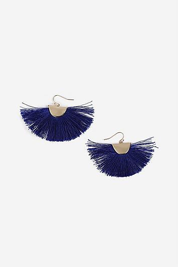 Topshop Fan Drop Earrings