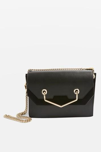 Topshop Soko Premium Leather Cross Body Bag