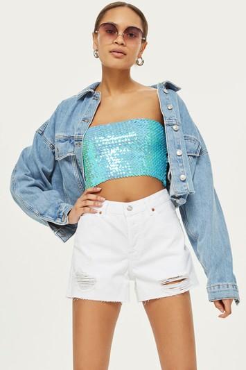 Topshop Ashley Mid Rise Shorts