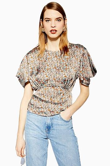 Topshop Daisy Tea Top