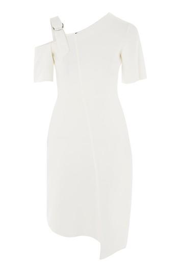Topshop Ring Cold Shoulder Shift Dress