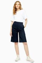 Topshop *wool Tailored City Shorts By Boutique