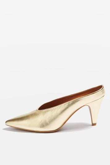 Topshop Juicy V-cut Mules
