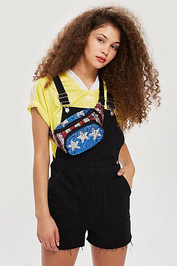 Topshop Sequin Bum Bag