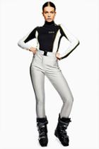 Topshop *metallic Silver Trousers By Topshop Sno
