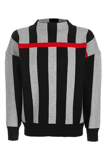 Topshop Block Stripe Re-gen Jumper