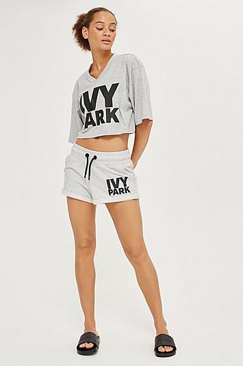 Marl Logo Shorts By Ivy Park
