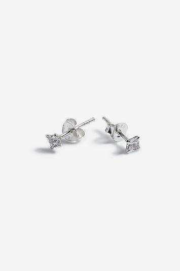 Topshop Sterling Silver Stud Earrings