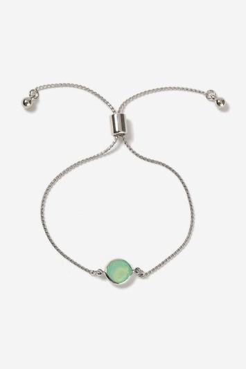 Topshop Turquoise Stone Adjustable Bracelet