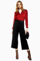 Topshop D-ring Cropped Trousers