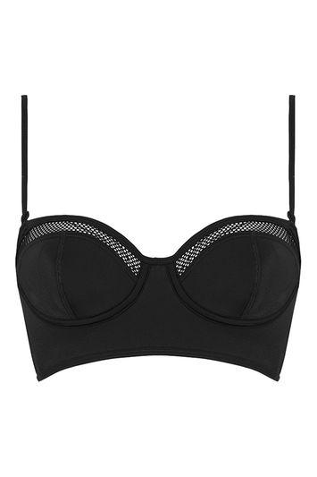 Topshop Mesh Cup Bikini Top By Kendall + Kylie At Topshop
