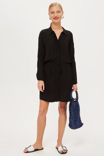 Topshop Drawstring Shirtdress