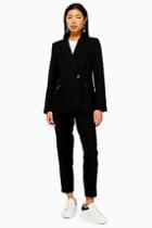 Topshop Tall Black Suit Blazer