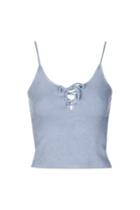 Topshop Ribbed Tie-up Cami