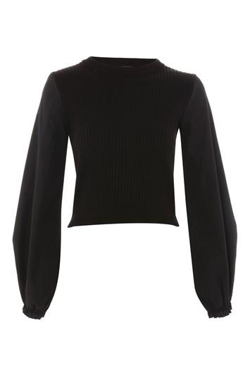 Topshop Exaggerated Sleeve Jumper
