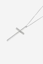 Topshop *clean Cross Pendant Necklace