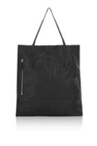 Topshop Leather Zip Detail Shopper Bag