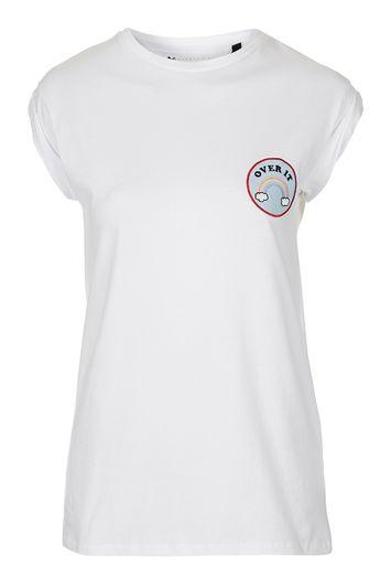 Topshop Over It Embroidered Tee By Tee By Tee And Cake