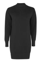 Topshop Knitted Funnel Neck Sweater Dress