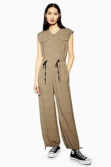 Topshop *balloon Leg Jumpsuit By Boutique