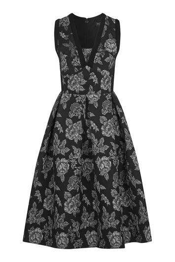 Topshop Gothic Jacquard Mini Dress